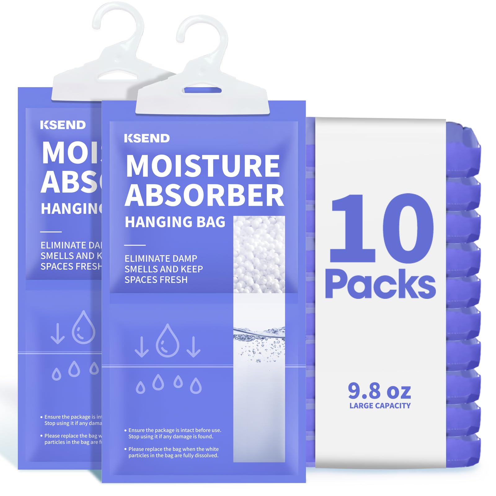 Ksend bolsa frontal mostrando el diseño colgante y protección contra humedad