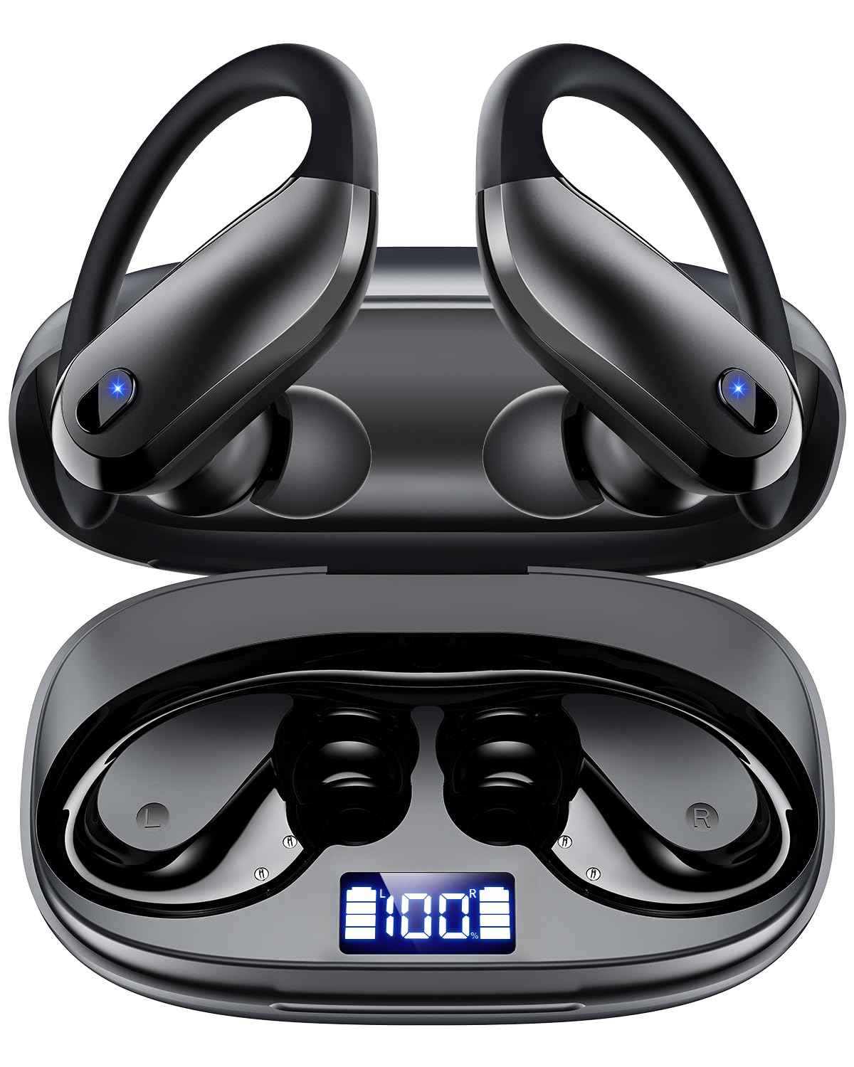 KTGEE auriculares frente con diseño compacto y sujeción segura