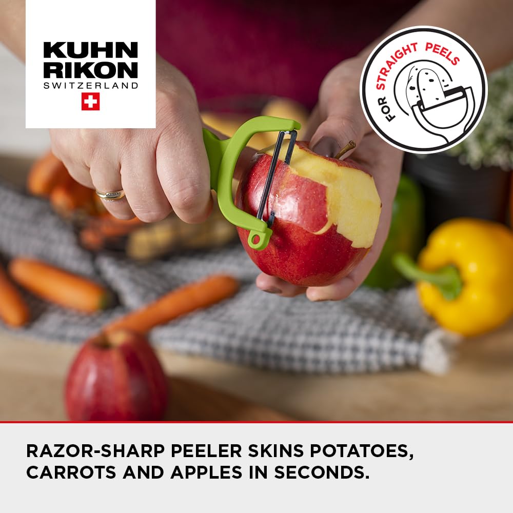 KUHN RIKON detalle del mango ergonómico que aporta agarre cómodo