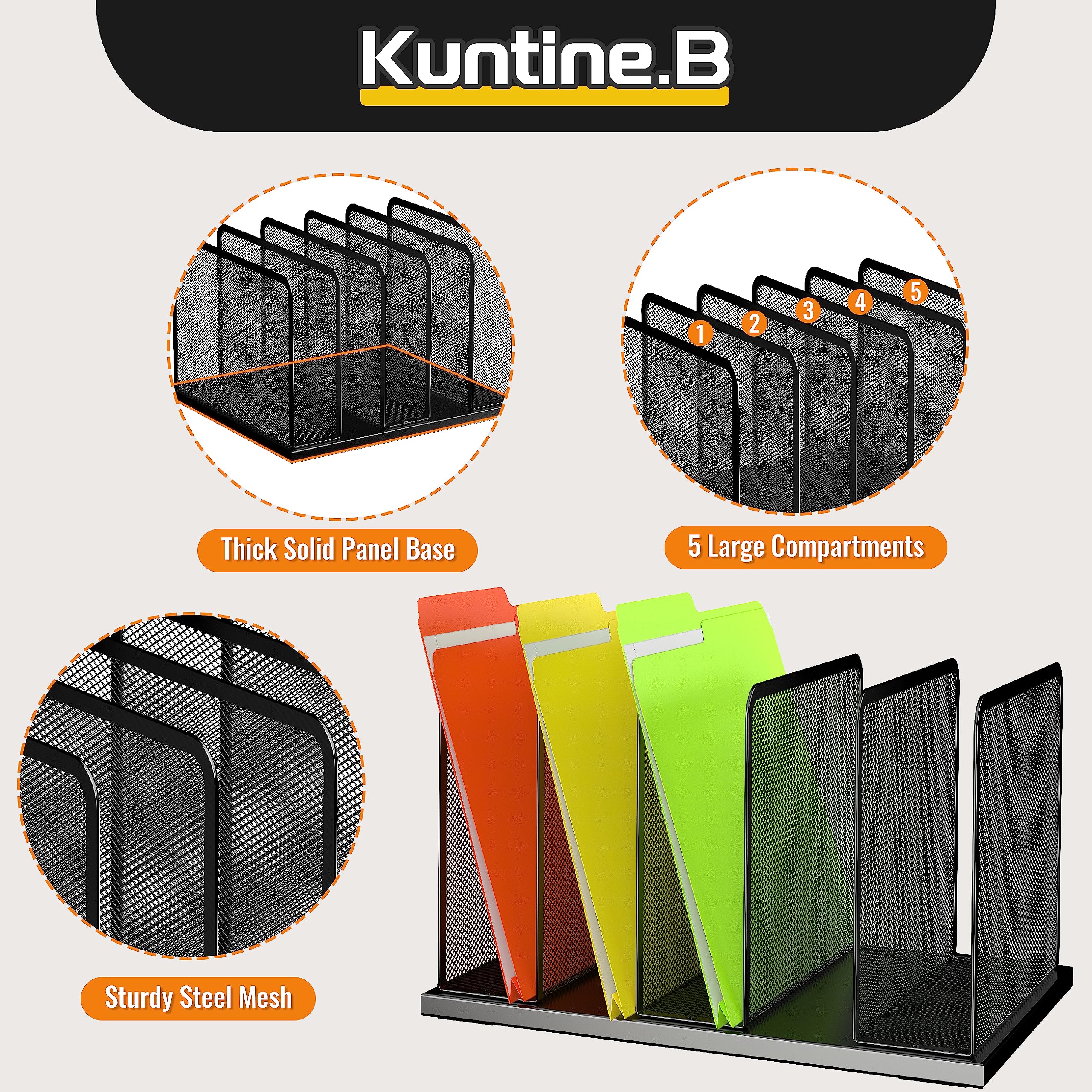 Kuntine.B detalle de la base de acero que demuestra estabilidad y soporte robusto