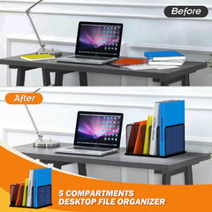Kuntine.B comparación de tamaño junto a una libreta que muestra sus dimensiones compactas