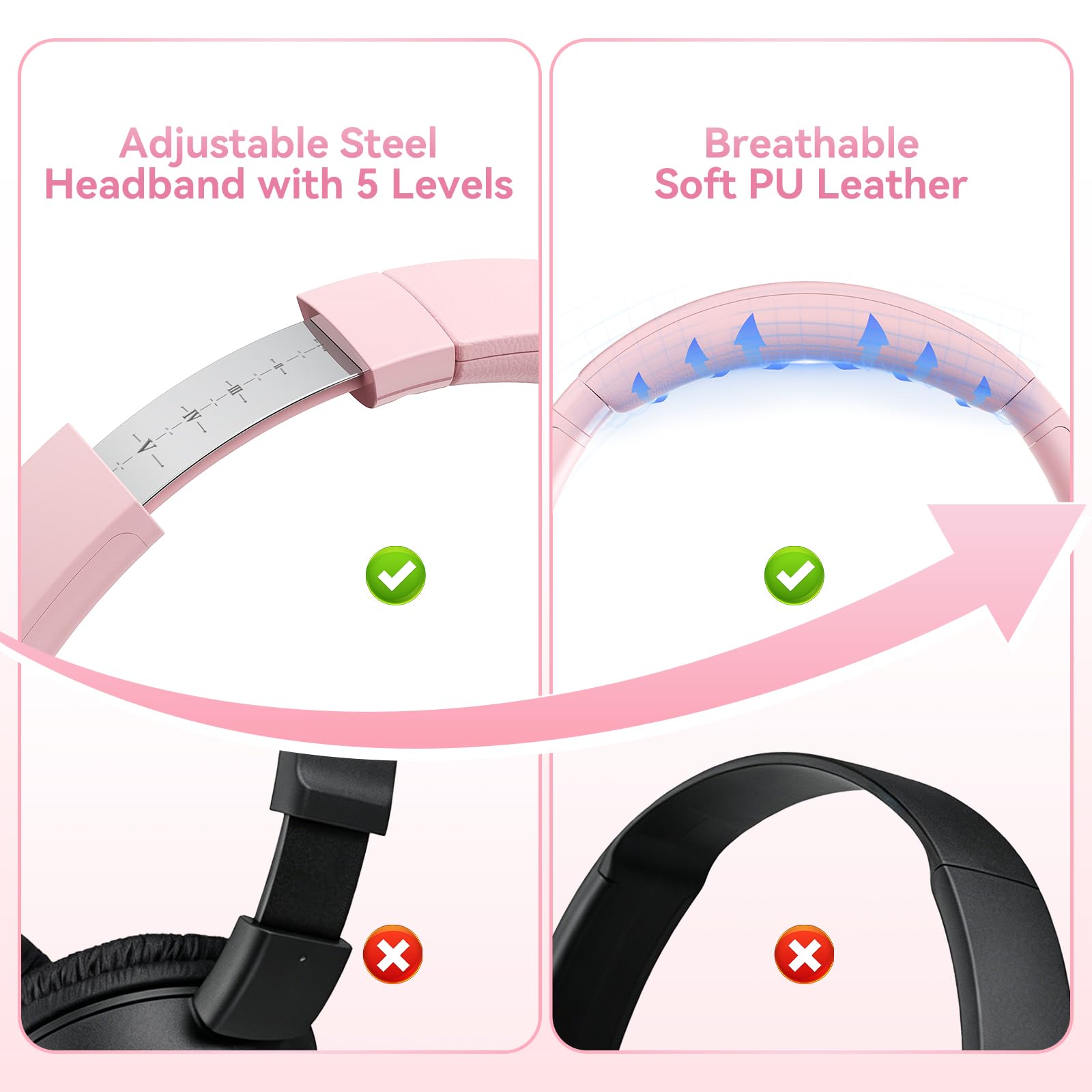 KVIDIO auriculares en uso durante clase para concentración y audio nítido