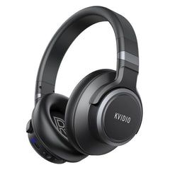 KVIDIO vista frontal de auriculares over‑ear, diseño cómodo y elegante