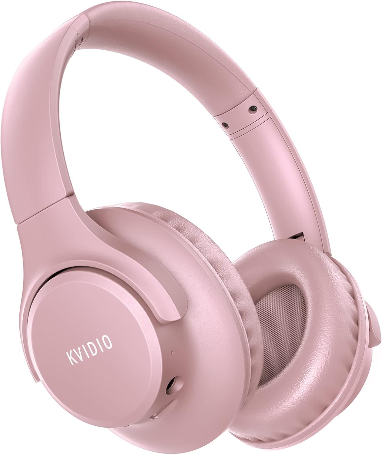 KVIDIO vista frontal del auricular mostrando diseño plegable y confort
