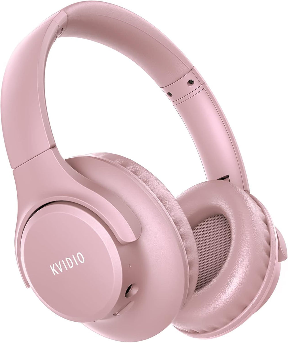 KVIDIO vista frontal del auricular mostrando diseño plegable y confort