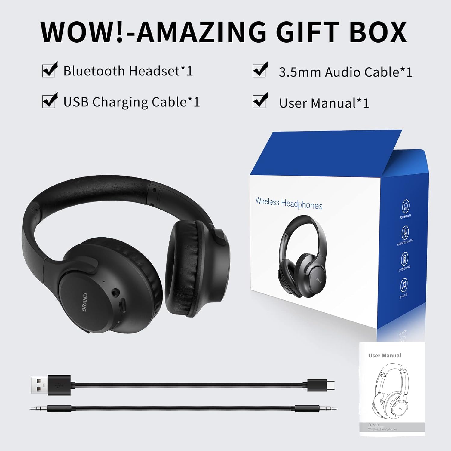 KVIDIO auriculares dentro de una mochila listos para viaje, solución práctica y compacta