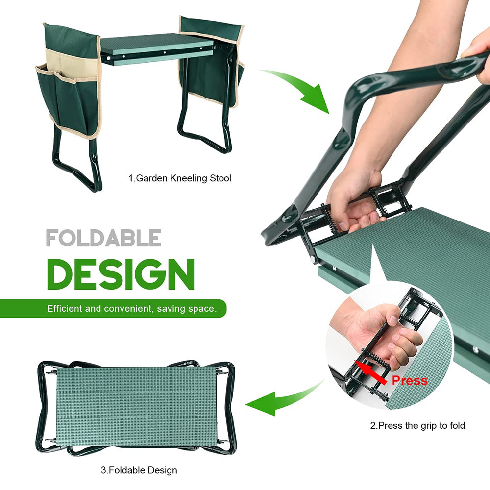 KVR asiento plegado compacto fácil de guardar y llevar