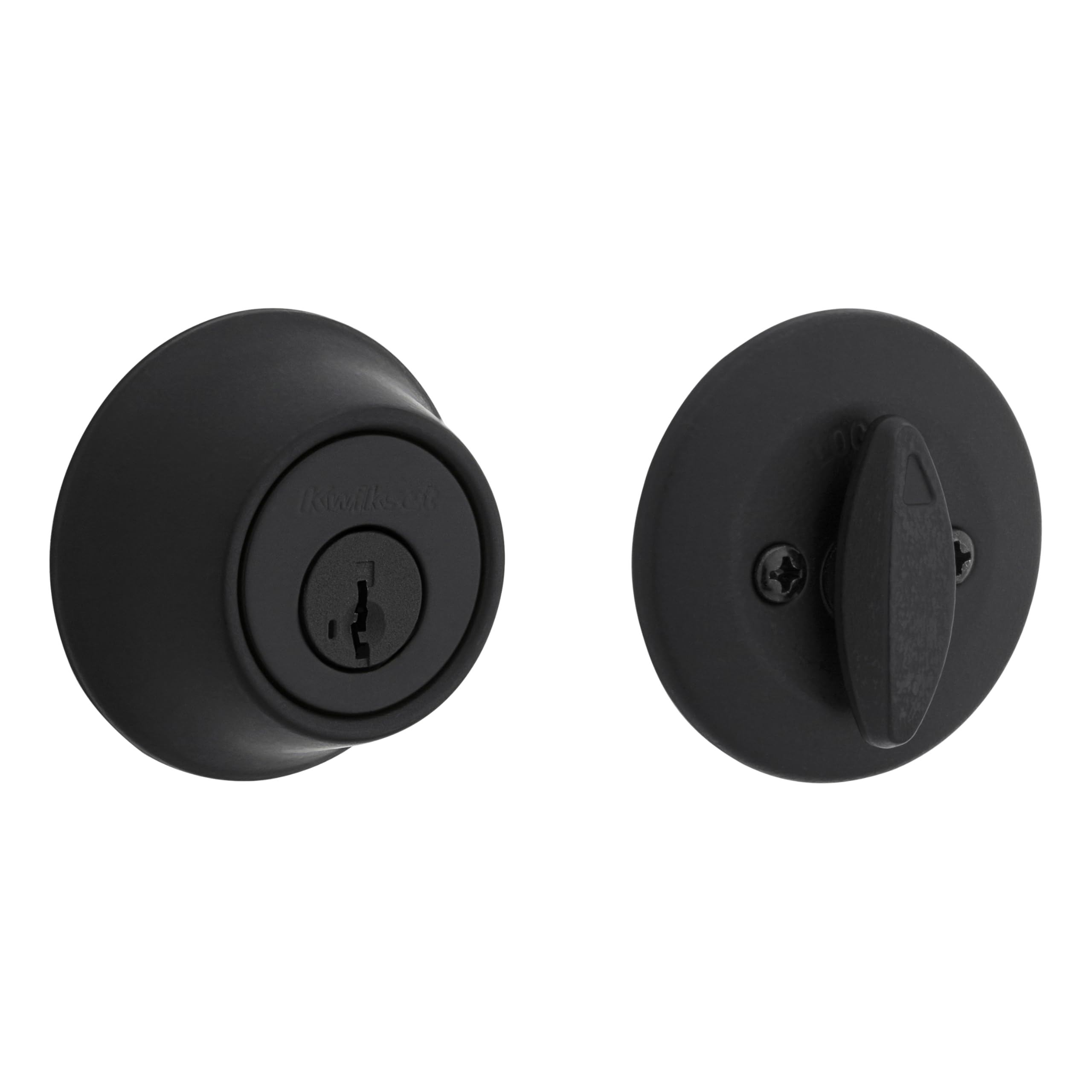 Kwikset cerrojo 660 frontal mostrando diseño y seguridad