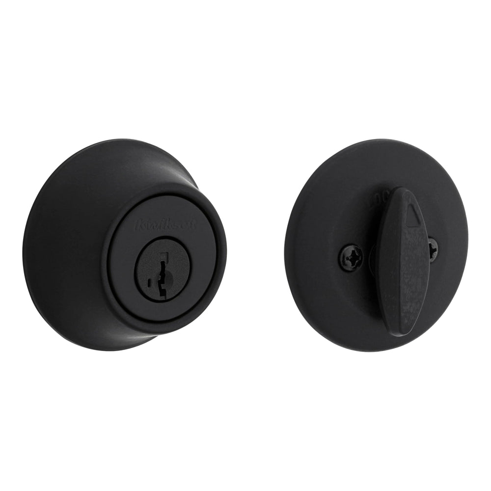 Kwikset cerrojo 660 frontal mostrando diseño y seguridad