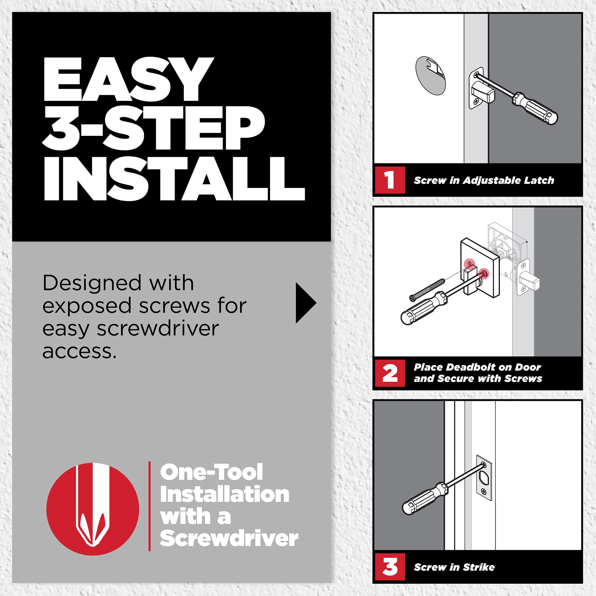 Kwikset piezas e instrucciones listos para instalación rápida