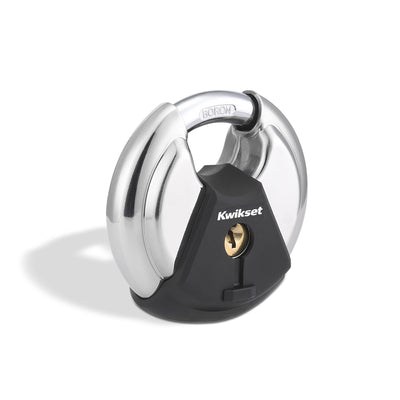 Kwikset candado frontal acero inoxidable, protección duradera exterior