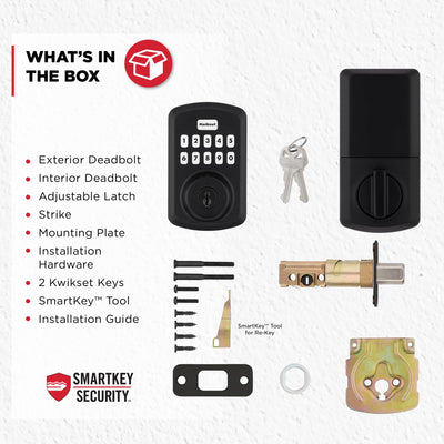 Kwikset lock being used by homeowner entering code for fast keyless access
