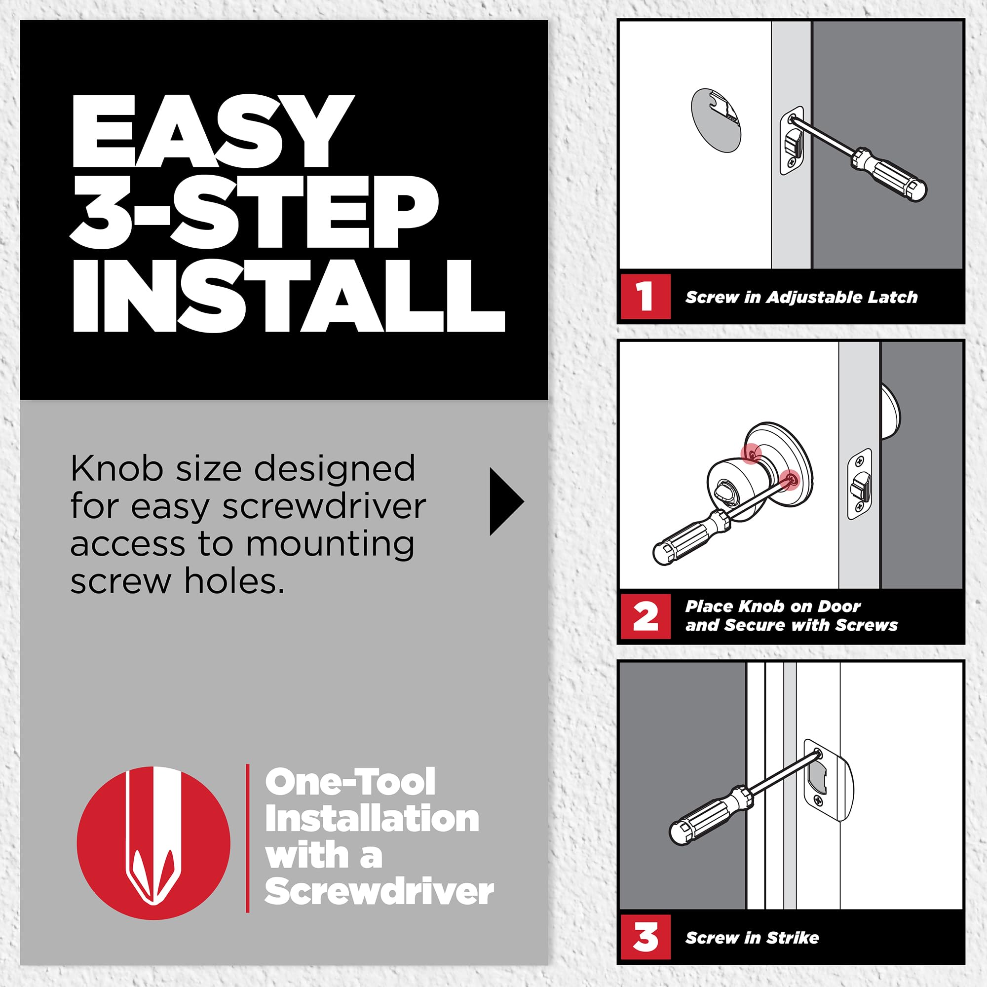 Kwikset Tylo caja abierta con todo el contenido listo para instalar