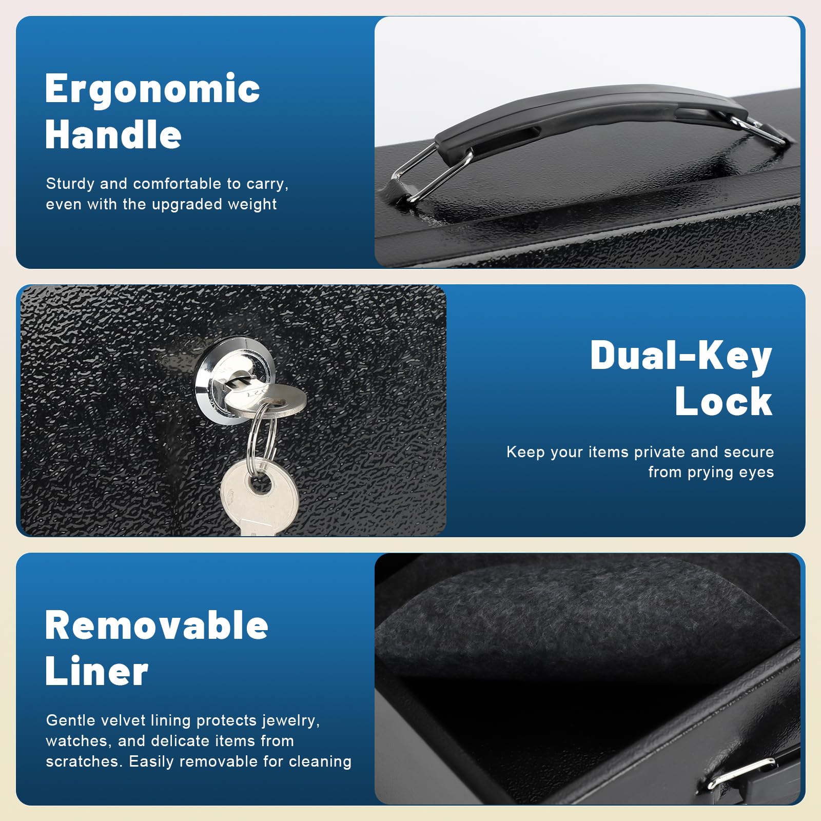 KYODOLED close-up of keyed lock and two keys illustrating private access control benefit