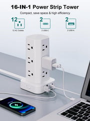 KZNXCVI closeup de puertos USB y USB-C para carga rápida segura