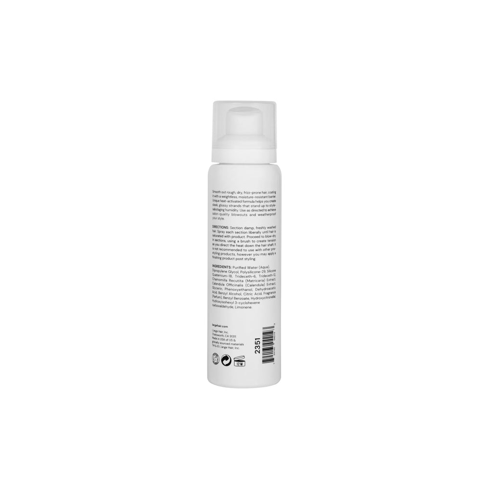 L'ANGE HAIR label detail highlighting usage directions and benefits