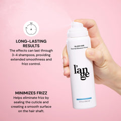 L'ANGE HAIR close-up nozzle showing easy, even misting benefit