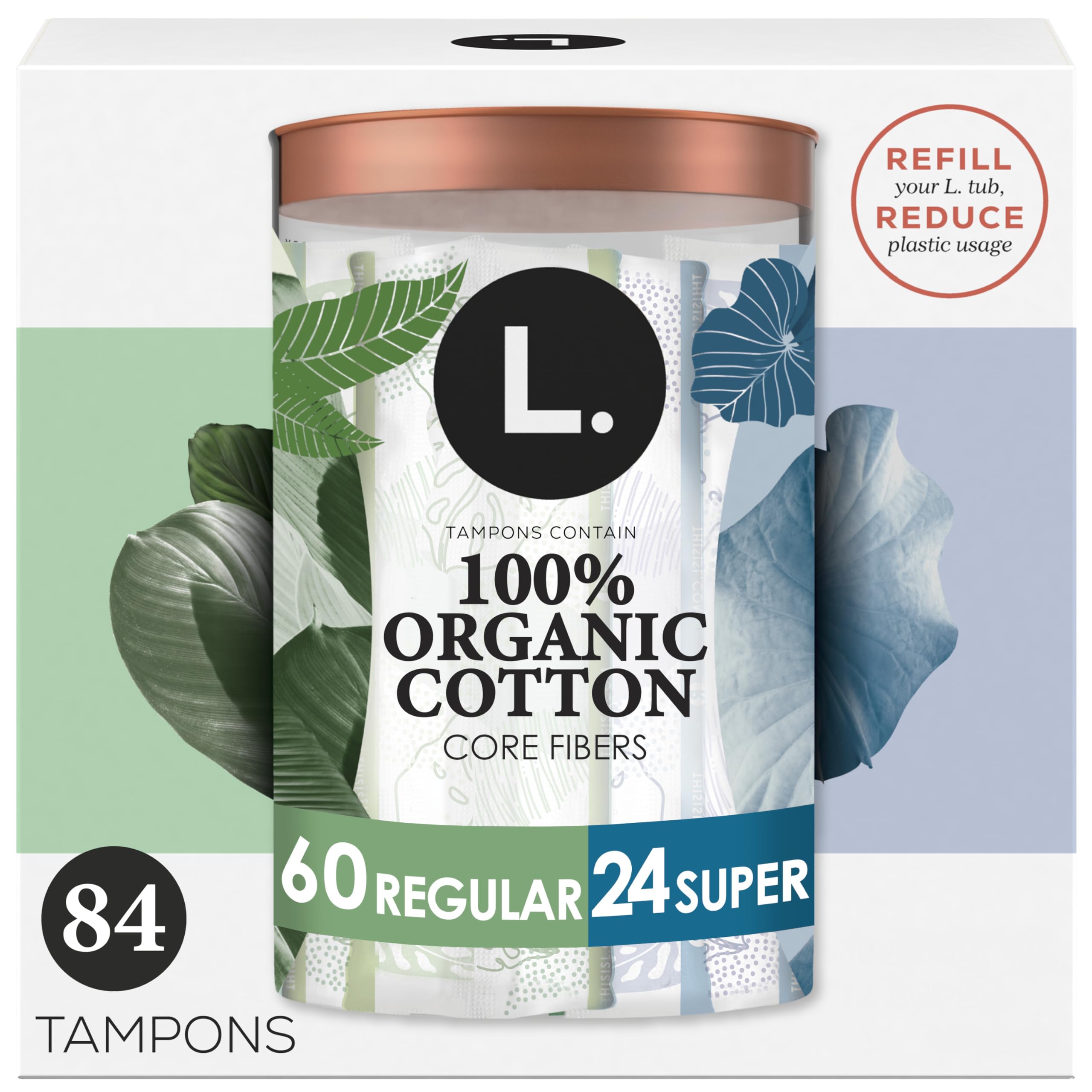 L. front packaging showing two 42-count boxes and clear benefits