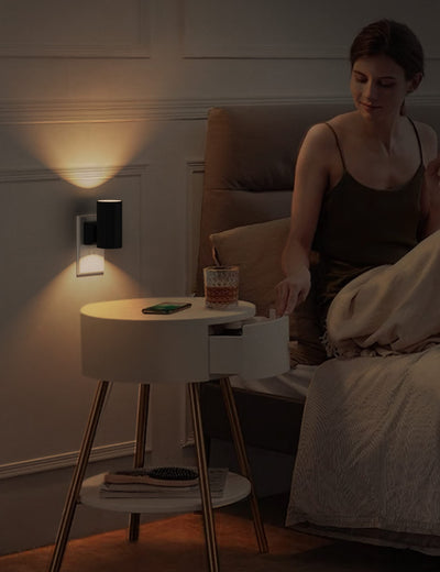L LOHAS LED ambiente en dormitorio creando luz suave y confort visual