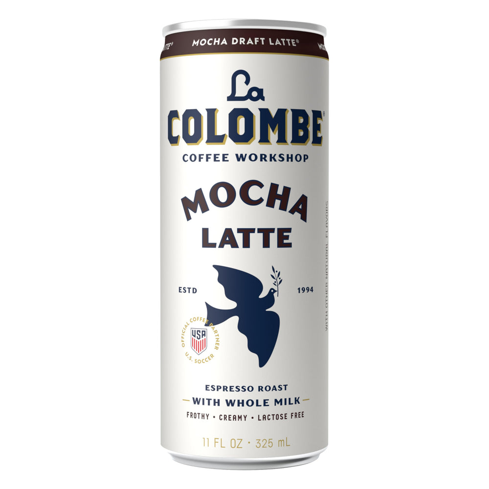 La Colombe lata sobre hielo en contexto de consumo refrescante