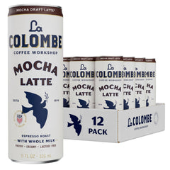La Colombe lata frontal muestra diseño y conveniencia listos para beber