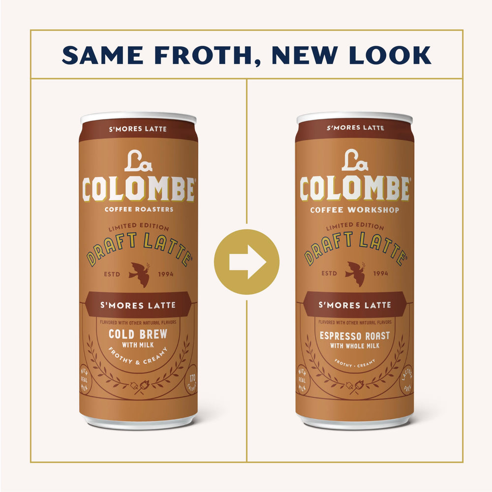 La Colombe primer plano de espuma tipo draft que aporta cremosidad