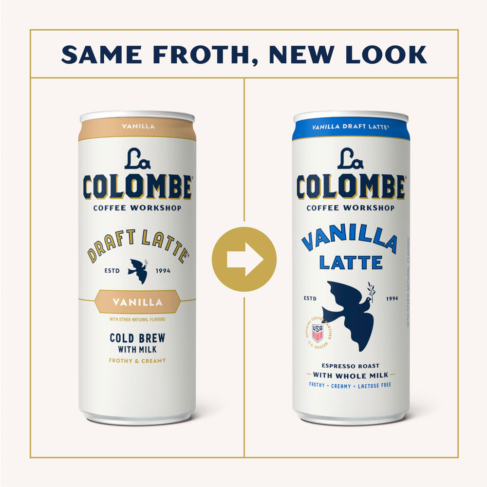 La Colombe textura cremosa de la espuma que imita cafetería