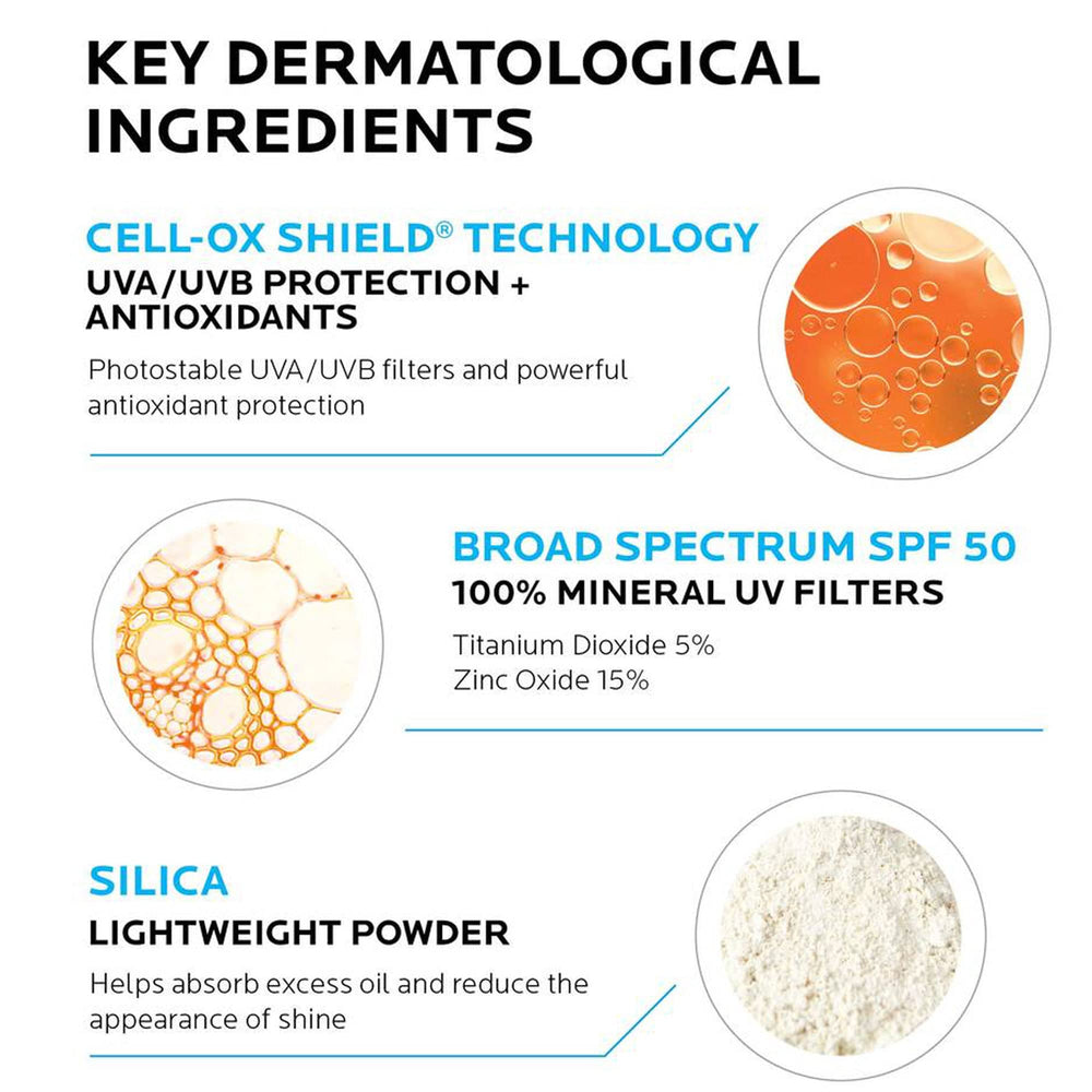 La Roche-Posay extendiendo loción en brazo para protección corporal