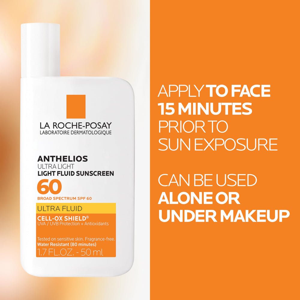 La Roche-Posay aplicación en rostro sin residuo blanco ni grasa