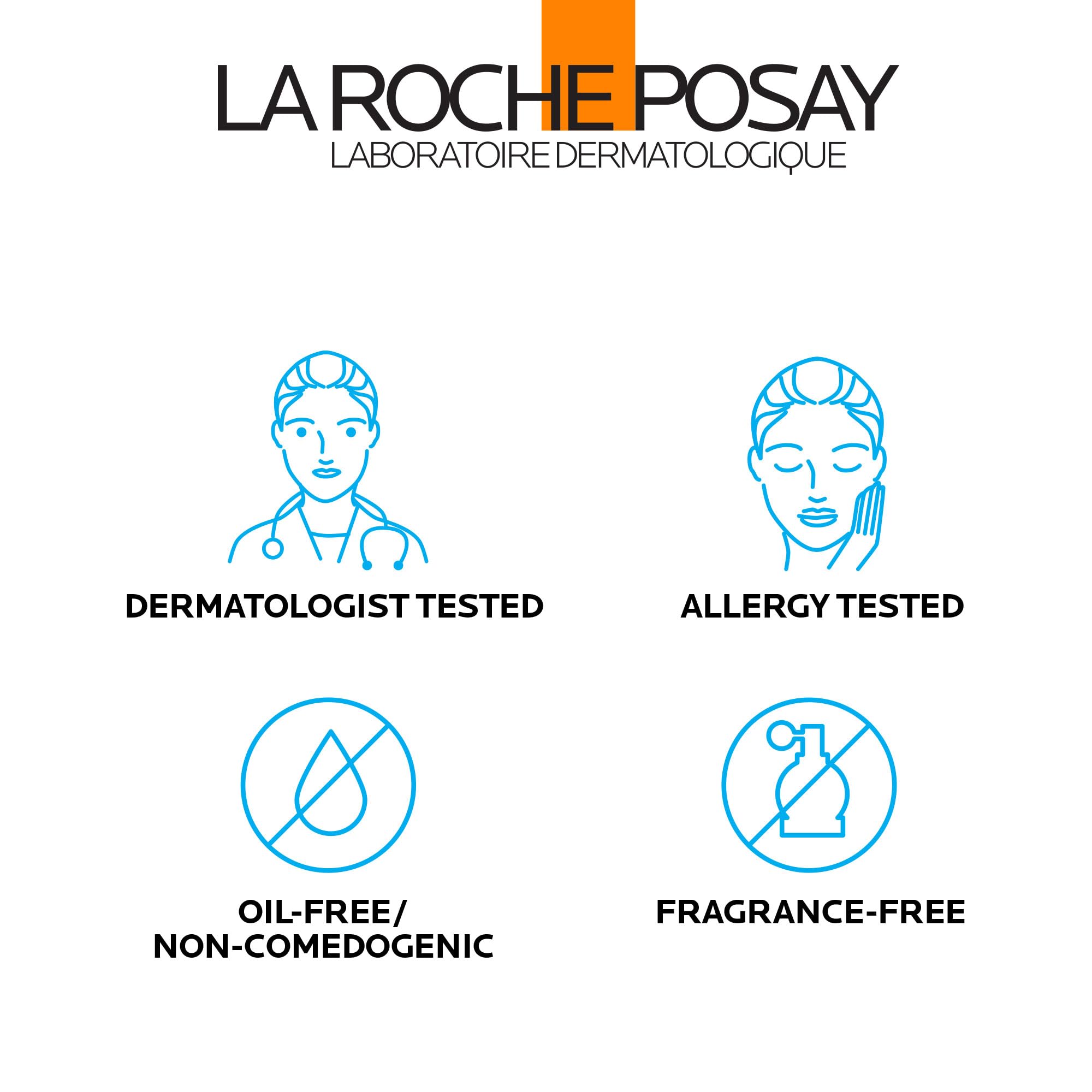 Applying La Roche-Posay Anthelios on forearm to show smooth absorption and hydrated skin