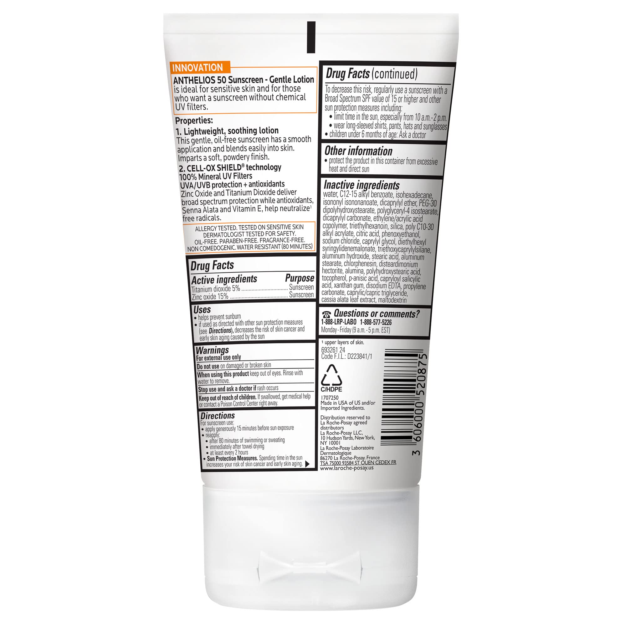 La Roche-Posay estilo de vida en playa, protector mineral resistente al agua