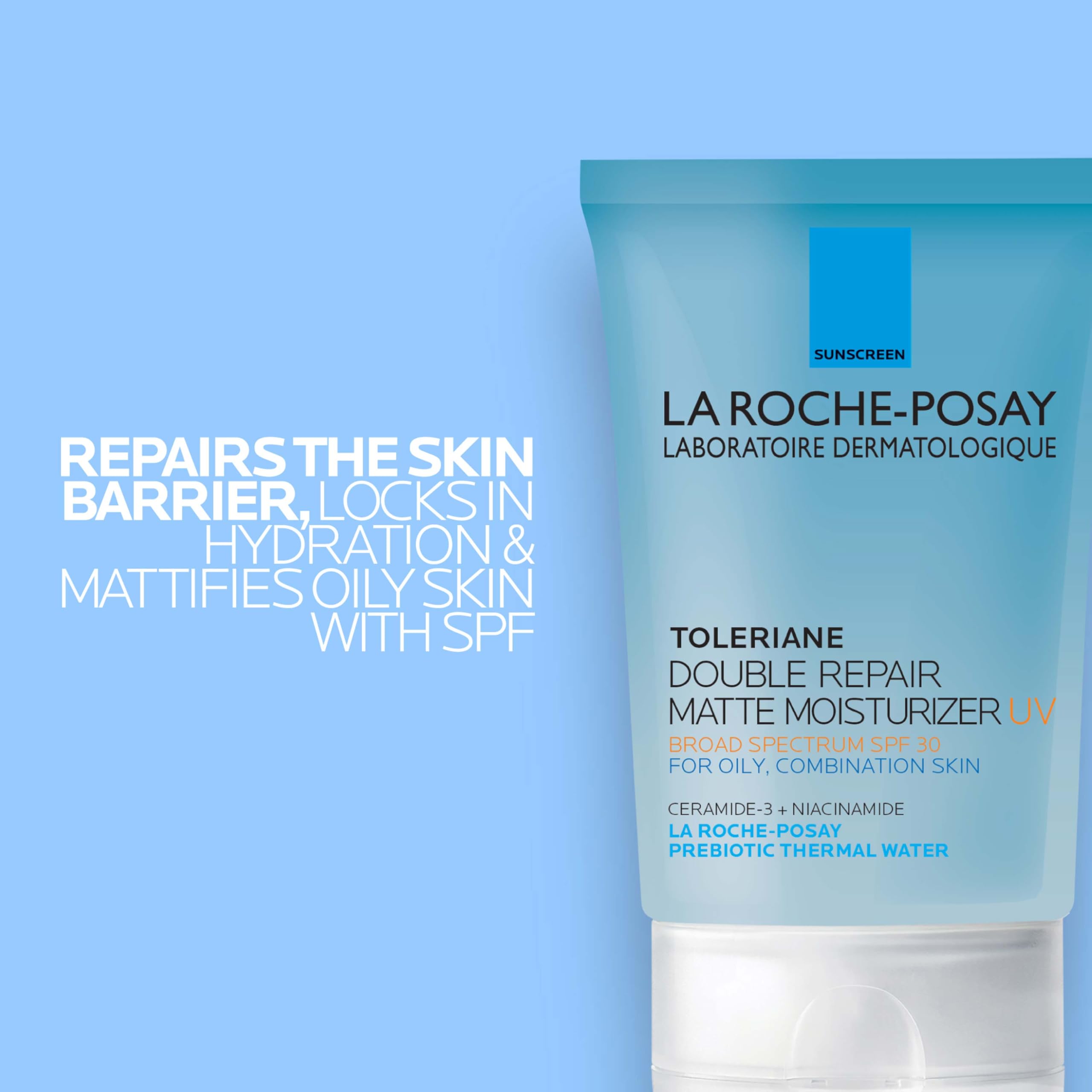 La Roche-Posay aplicación en rostro para hidratación y control del brillo