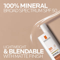 La Roche-Posay sunscreen being blended on hand for easy application benefit