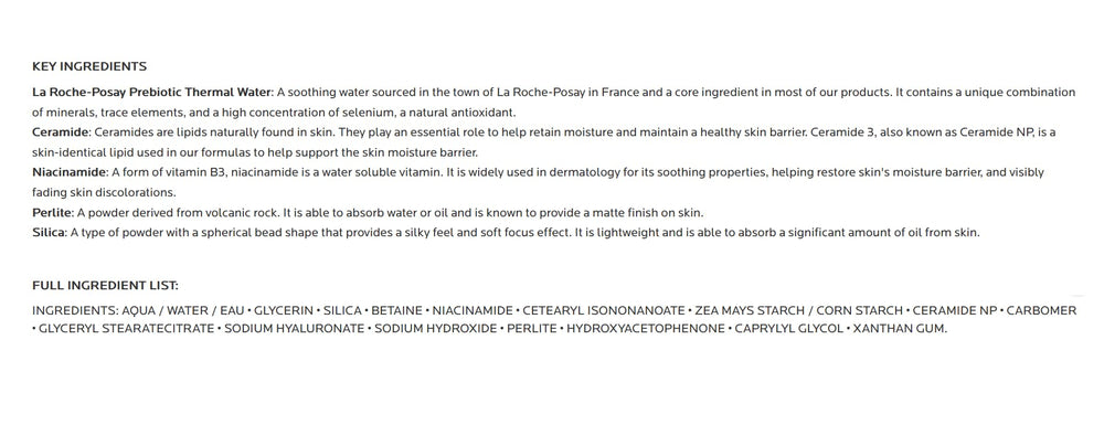La Roche-Posay ceramida-3 detalle que refuerza la barrera
