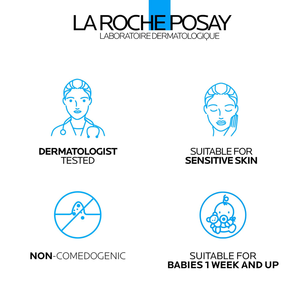 La Roche-Posay tube packed in travel bag for on-the-go skin protection