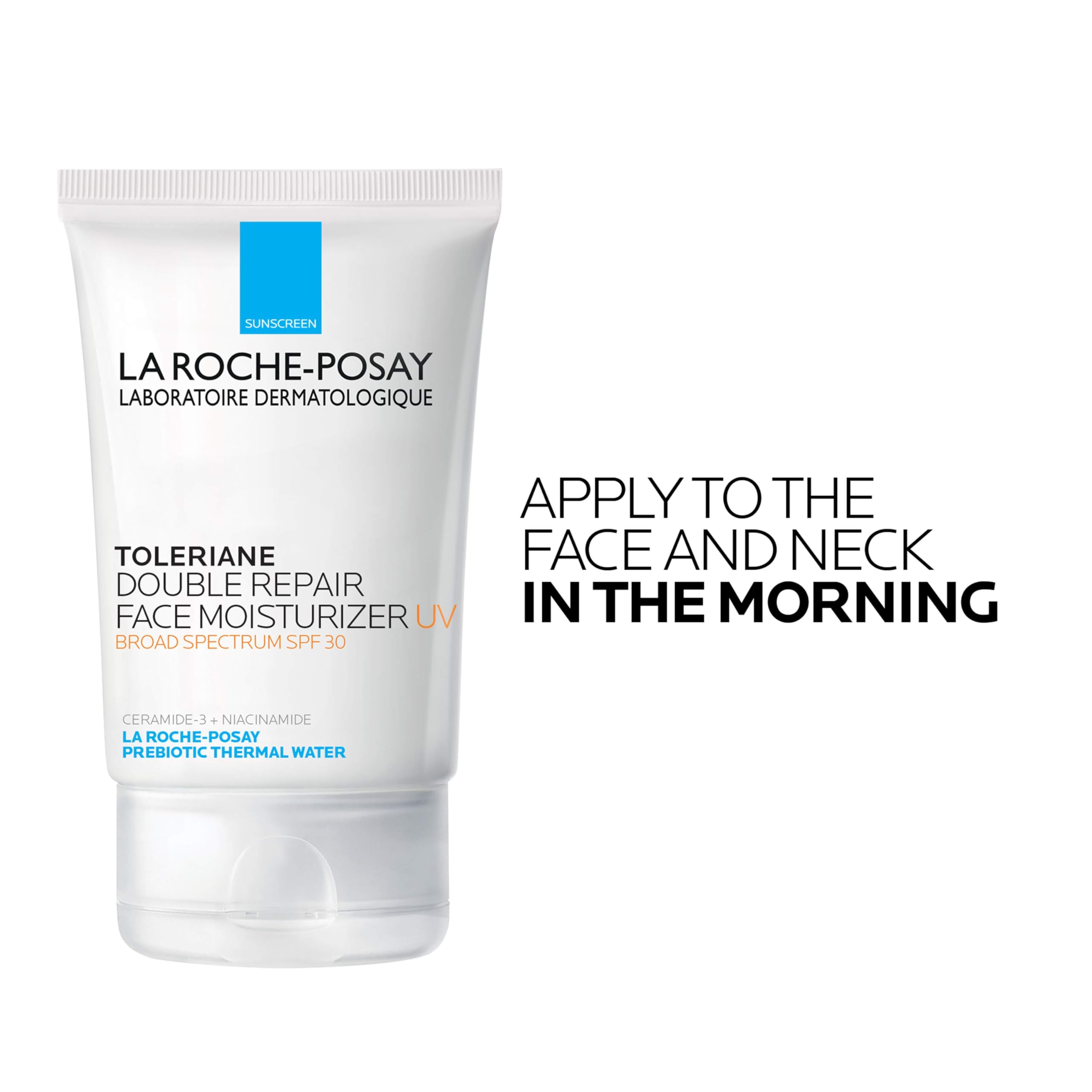 La Roche-Posay producto en baño moderno transmitiendo uso diario
