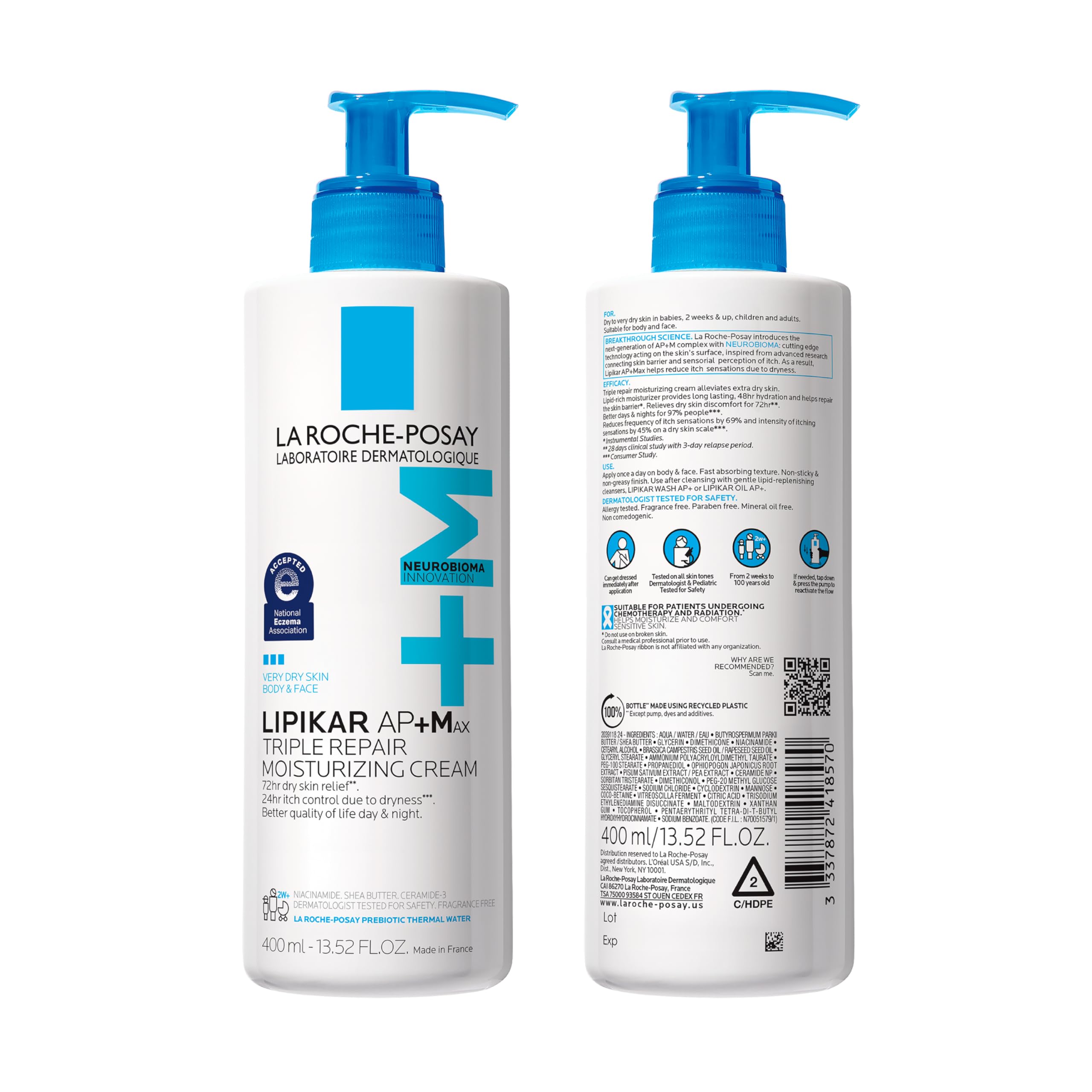 La Roche-Posay uso en ambiente familiar baño mostrando seguridad para bebés