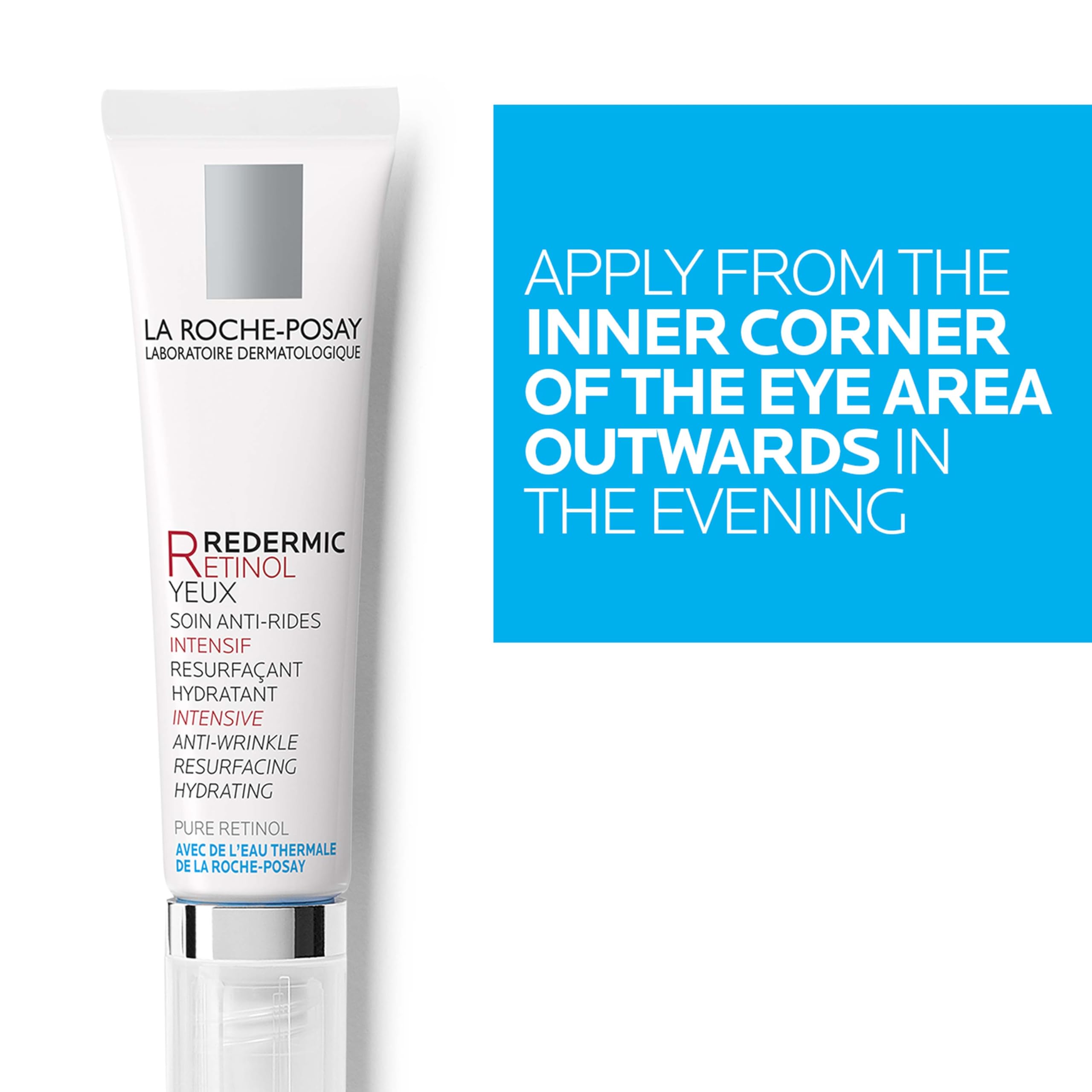 La Roche-Posay Redermic R detalle de la etiqueta con ingredientes clave, confianza y claridad