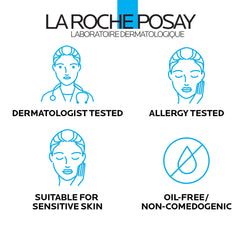 La Roche-Posay aplicación nocturna del sérum en mano para piel más luminosa