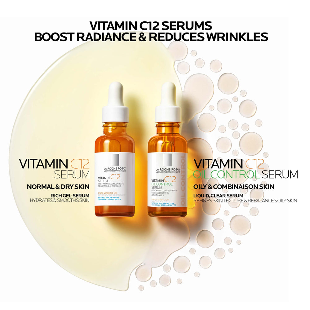 La Roche-Posay detalle del empaque que resalta la tecnología Vitamin C Guard