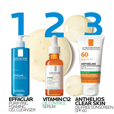 La Roche-Posay sérum en uso en rutina matutina con protector solar