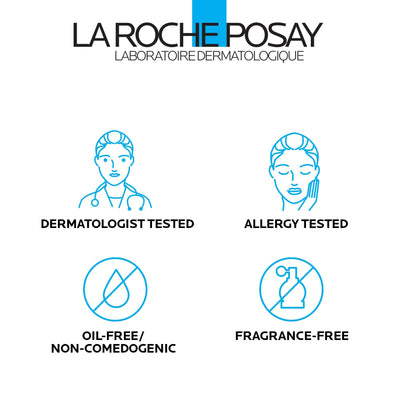 La Roche-Posay shea butter and thermal spring water image emphasizes soothing hydration