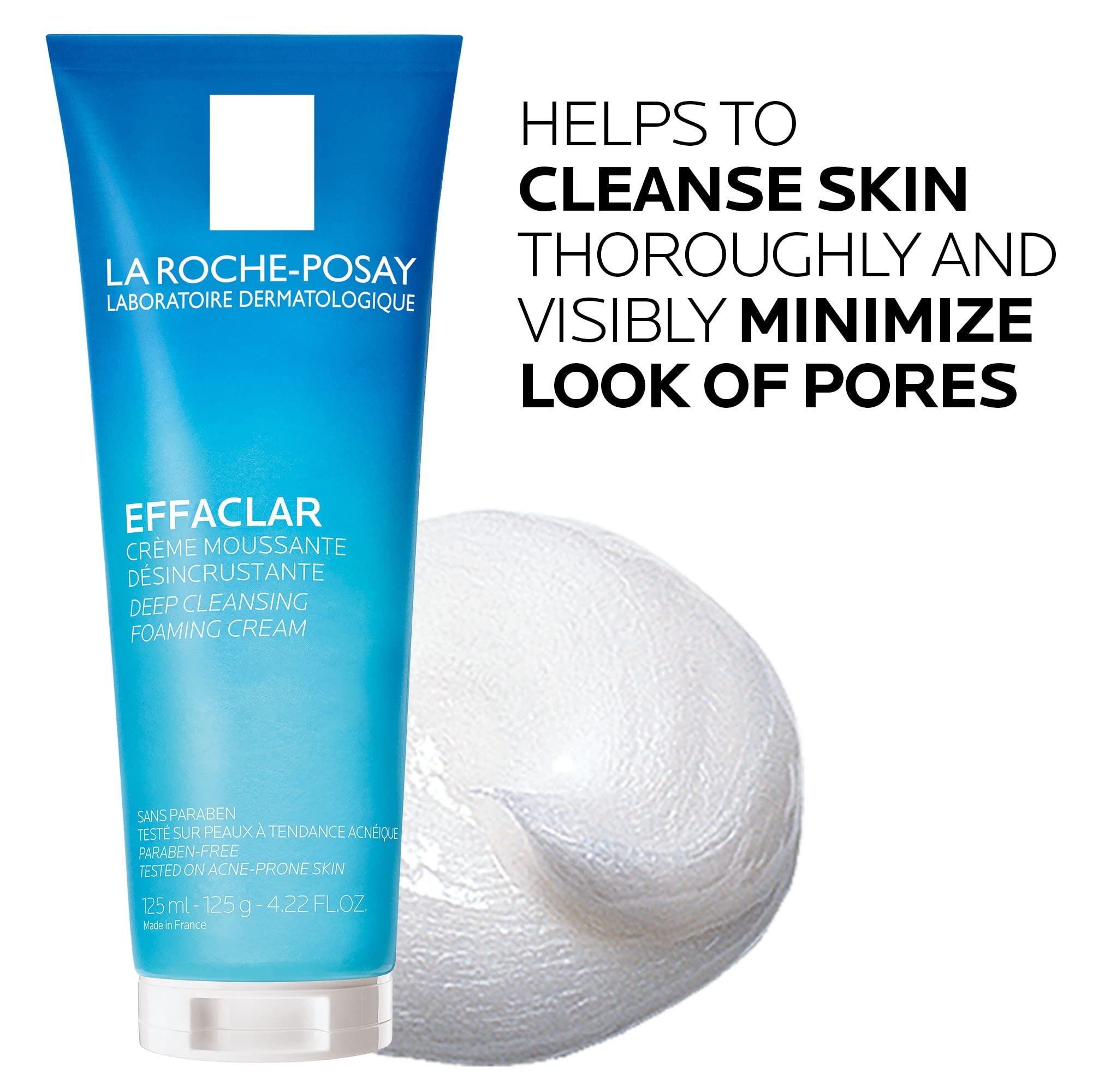 Persona usando La Roche-Posay Effaclar en rostro para eliminar exceso de grasa