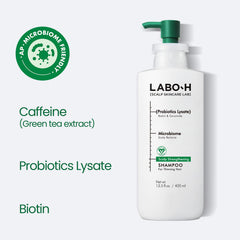 LABO-H espuma cremosa de textura, muestra limpieza profunda y suavidad