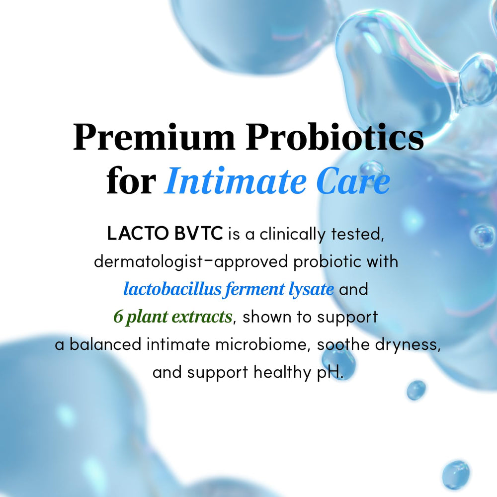 LACTOMEDI label and ingredients panel highlighting the patented LACTO BVTC blend for clarity