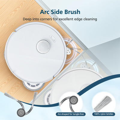 lacvik microfiber mop cloth folded to show absorbency and washable convenience