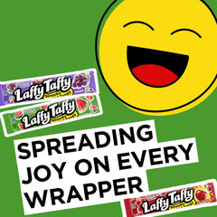 Laffy Taffy textura estirada resaltando elasticidad y diversión