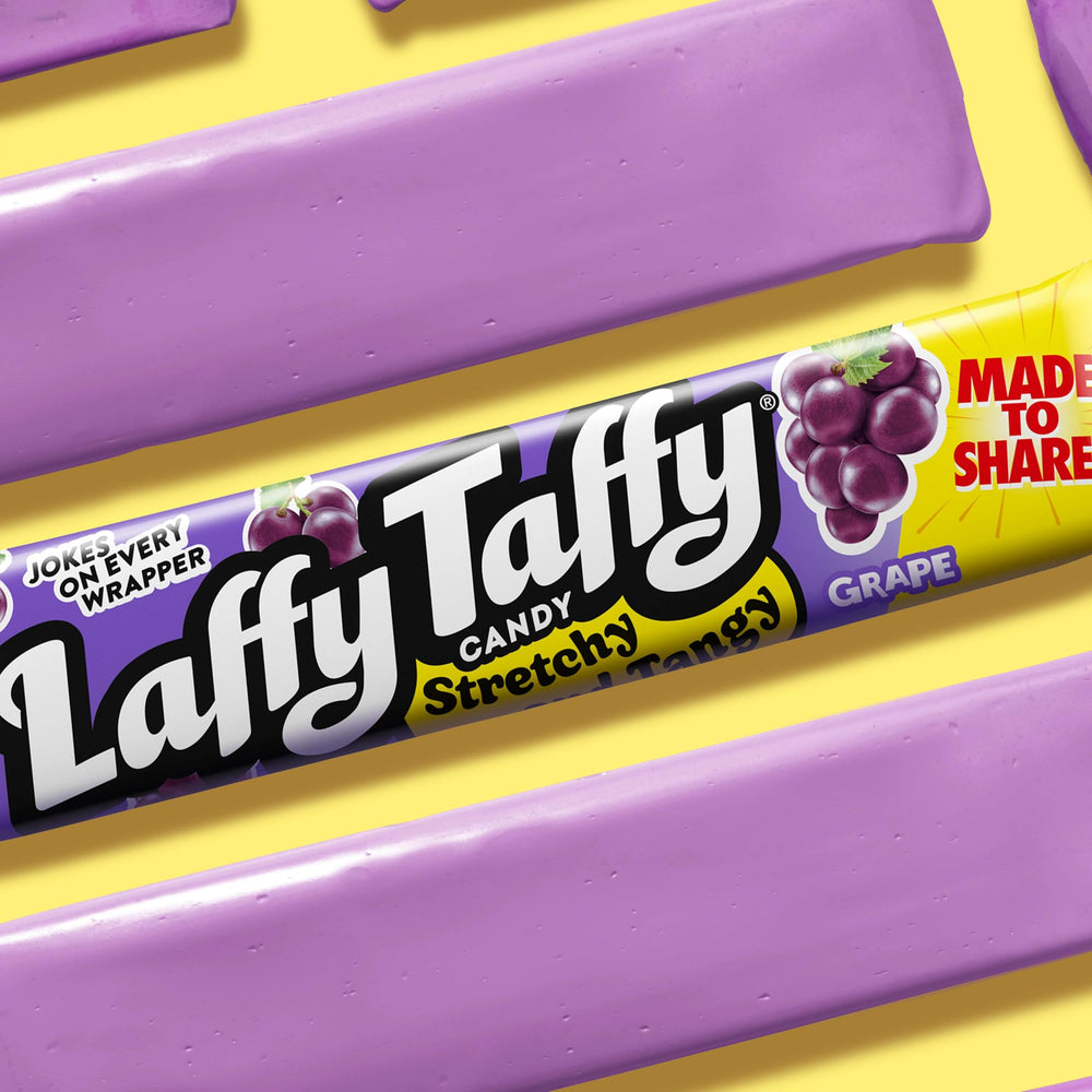 Laffy Taffy servidas en mesa de fiesta listas para invitados