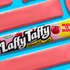 Laffy Taffy tres sabores uva sandía cereza en disposición
