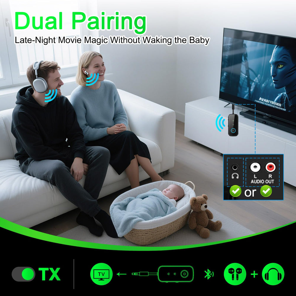 LAICOMEIN closeup LED indicators showing dual pairing confirmation benefit